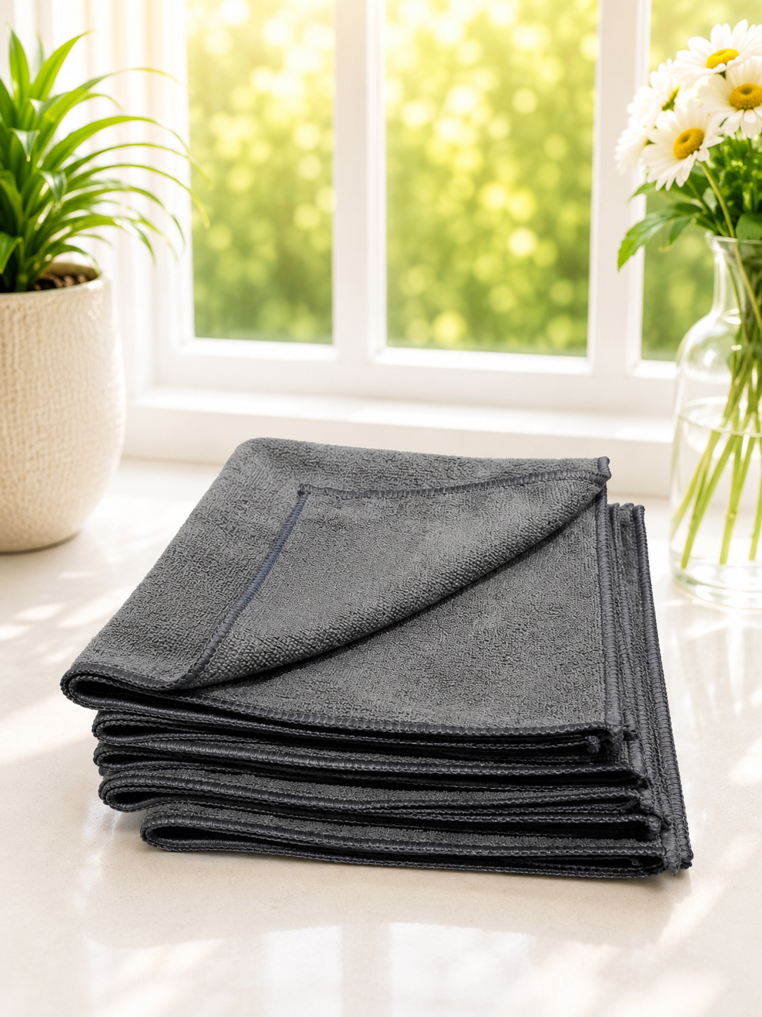 Premium Microfiber Cleaning Towels (3-Pack / 6-Pack)