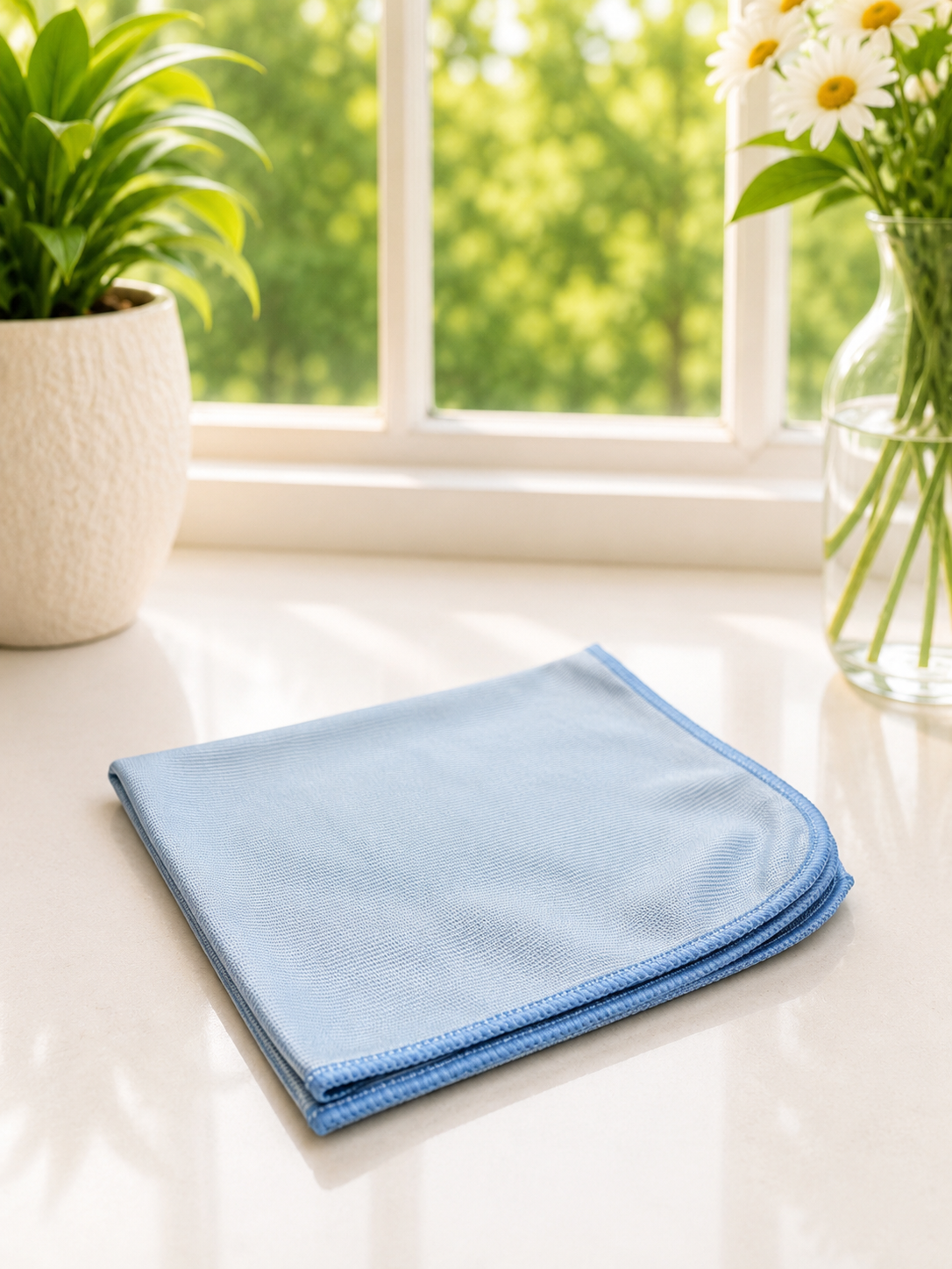 Streak-Free Glass Microfiber Towels (3-Pack/6-pack)